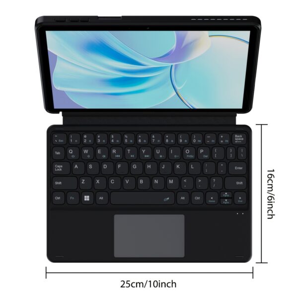 CHUWI Hi10 X1 10.1" 2-in-1 Convertible Tablet Laptop with Keyboard, 13th Gen Intel N150 Processor, 8GB RAM 256GB SSD, Windows 11 Home, 1280x800 IPS Display, WiFi6 & Wireless 5.2, Dual Camera, Headphone Jack, USB-C/USB 3.2, LPDDR5 - Image 2