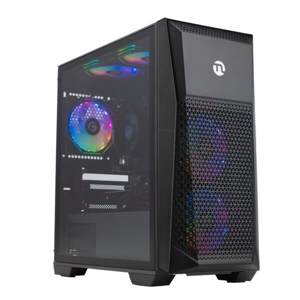 Ningmei Gaming Desktop PC AMD Ryzen 7 5700G, Radeon Vega8, 16GB DDR4 RAM, 1TB SSD, 6 RGB Fans, Gaming Desktop