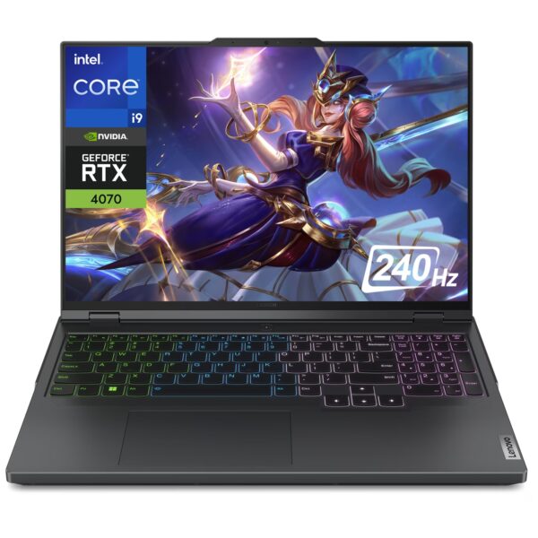 Lenovo Legion Pro 5i Gaming Laptop, 16" WQXGA 240Hz Display, 14th Gen Intel i9-14900HX, 64GB DDR5, 4TB SSD, NVIDIA GeForce RTX 4070 8 GB GDDR6, Wi-Fi 6E, Backlit KB, Windows 11 Home