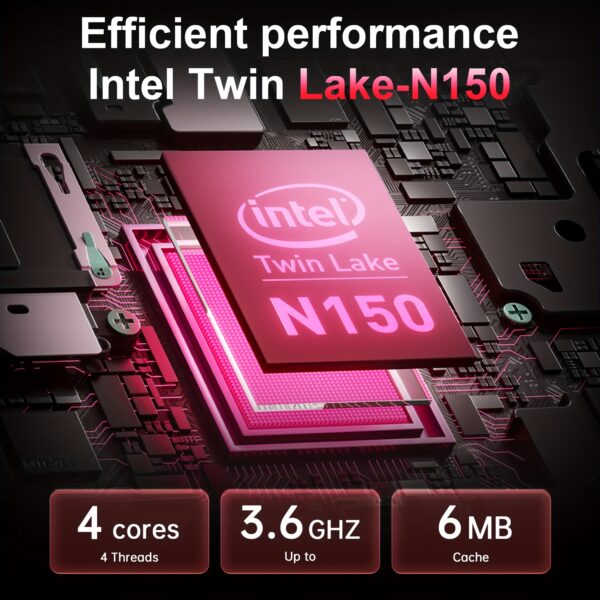 2025 Laptop Computer, 18.5" FHD Display, Intel N150 Quad-Core Processor UP To 3.6GHZ, 16GB DDR4 RAM 512GB SSD - Image 3