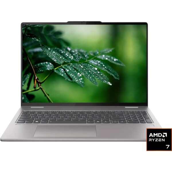Lenovo Yoga 7 2-in-1 16" WUXGA Touchscreen Laptop, AMD Ryzen 7 8840HS, 16GB LPDDR5X RAM, 1TB SSD, 2K IPS LCD, Long Battery Life, FHD Webcam, Backlit Keyboard, Windows 11 Home, Artic Grey