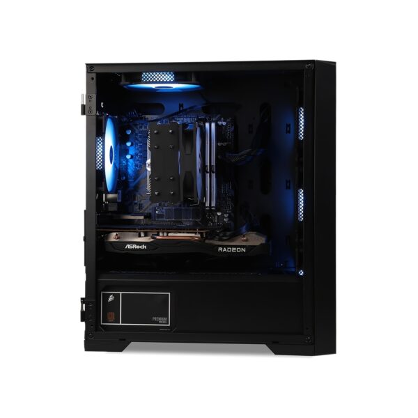 MXZ Gaming PC Computer R7 5700X3D, 16G DDR4, NVME 1 T, B450, 6RGB Fans, Gamer Desktop Computer, Optional RTX4060Ti/ RTX3060/ RTX4060/ RTX4070 - Image 4