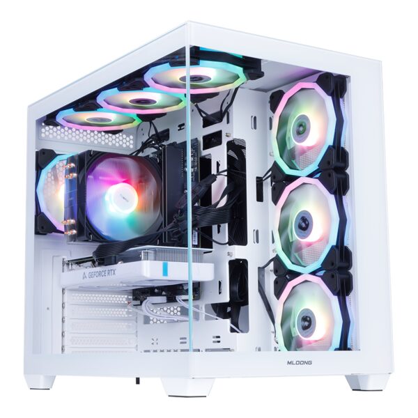 Mloong Gaming PC AMD Ryzen 5 5500 AMD Radeon RX 6600 1TB SSD 16GB RAM Gaming Desktop