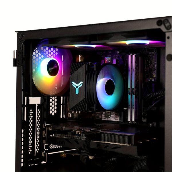 MXZ Gaming PC Computer Intel Core I5 13400F 3.6GHz, GeForce RTX 4060, 8GB*2(16GB) DDR4, NVME 500G, 5RGB Fans, Gamer Desktop Computer (I5 13400F| RTX 4060)) - Image 2