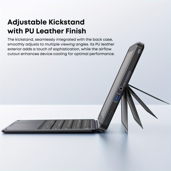 CHUWI Hi10 X1 10.1" 2-in-1 Convertible Tablet Laptop with Keyboard, 13th Gen Intel N150 Processor, 8GB RAM 256GB SSD, Windows 11 Home, 1280x800 IPS Display, WiFi6 & Wireless 5.2, Dual Camera, Headphone Jack, USB-C/USB 3.2, LPDDR5 - Image 6