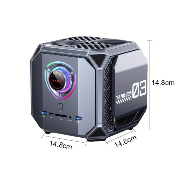 ACEMAGIC M1A DIY Gaming PC, I7 12700H(14C/20T, Up To 4.7GHz) Mini Desktop, RTX 3060, 32GB DDR5 & 1TB PCle3.0x4 SSD/8K 4-Screen/WiFi6/DP1.4/USB 4 Gaming Computer - Image 2