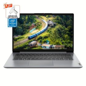 Lenovo Ideapad 1 Laptop 14" HD Display Intel Celeron N4020 Processor, 4GB RAM 64GB eMMC + 128GB SD Card, 10-Hour Battery, Wi-Fi 6, Windows 11 Home, Privacy Camera, Audio, Grey - Student & Business Laptop, Longlasting Battery | Sleek Design | Lightweight Design