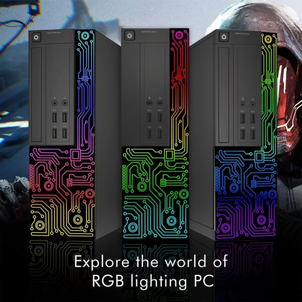Dell Optiplex Small Desktop Computer (SFF) PC, Quad Core Intel I5 (3.2GHz), 16GB DDR3 RAM, 512GB SSD, 24 Inch Monitor | RGB Gaming Keyboard & Mouse, Headset | Windows 10 Pro (Renewed) - Image 2