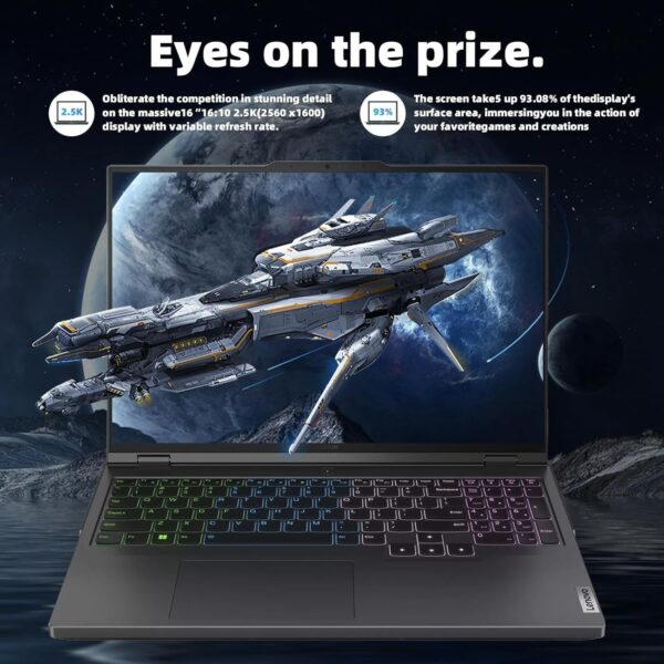 Lenovo Legion Pro 5i Gaming Laptop, 16" WQXGA 240Hz Display, 14th Gen Intel i9-14900HX, 64GB DDR5, 4TB SSD, NVIDIA GeForce RTX 4070 8 GB GDDR6, Wi-Fi 6E, Backlit KB, Windows 11 Home - Image 9
