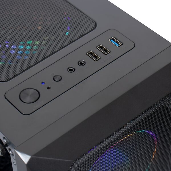 MXZ Gaming PC Computer AMD Ryzen 5 5500 3.6GHz, 16GB (8G*2) DDR4 3200, NVME 500G/1 TB SSD, 6RGB Fans, WIFI &Gamer Desktop Computer Optional GTX 1660S/RTX 3060/RTX 4060/RX6750GRE/RX7600/RTX2060S - Image 7