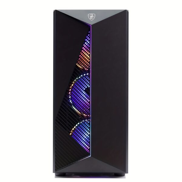MXZ Gaming PC Desktop Computer, AMD Ryzen 5 5600GT 3.6GHz, AMD Radeon RX Vega 7 Graphics, 16GB DDR4, NVME 1TB SSD, 6RGB Fans, Gamer Desktop Computer (R5 5600GT)