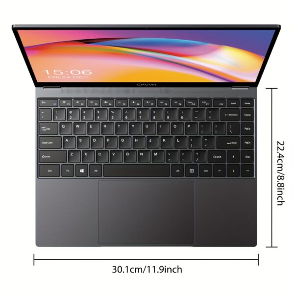 CHUWI FreeBook 2-in-1 Touch Screen Windows 11 Laptop, 13.5'' 2256*1504 IPS Display, 512GB PCIe SSD 12GB RAM, 12th Gen Intel N100, WiFi6, Wireless 5.2, Backlit Keyboard, 1TB SSD Expand, Type-C, PD 2.0, Webcam, 360 Rotating, NoteBook Computer - Image 2