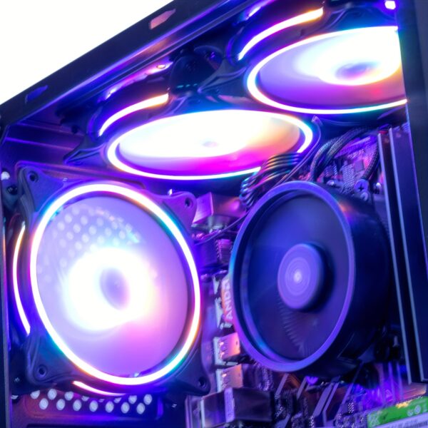 MXZ Gaming PC Computer AMD Ryzen 5 5500 3.6GHz, 16GB (8G*2) DDR4 3200, NVME 500G/1 TB SSD, 6RGB Fans, WIFI &Gamer Desktop Computer Optional GTX 1660S/RTX 3060/RTX 4060/RX6750GRE/RX7600/RTX2060S - Image 4