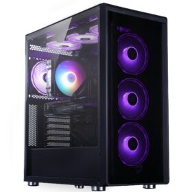 Mloong Gaming PC AMD Ryzen 5 5500 AMD Radeon RX 6600 1TB SSD 16GB RAM Gaming Desktop