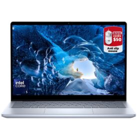Dell Inspiron 14 2-in-1 Touchscreen Laptop, 14" FHD Display, Intel Core 5 120U, 40GB RAM, 1TB SSD, ‎ Intel Graphics, Windows 11 Home, Ice Blue, with Anti Slip Mouse