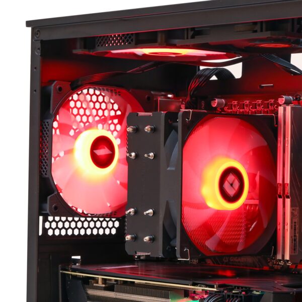 MXZ Gaming Desktop PC, Intel Core I7 12700F, GeForce RTX 4070, Gaming PC, 32GB (16GB*2) DDR4 3200MHz, NVME M2 1 TB, 6RGB Fans, Gamer Desktop Computer (I7 12700F| RTX4070) - Image 6