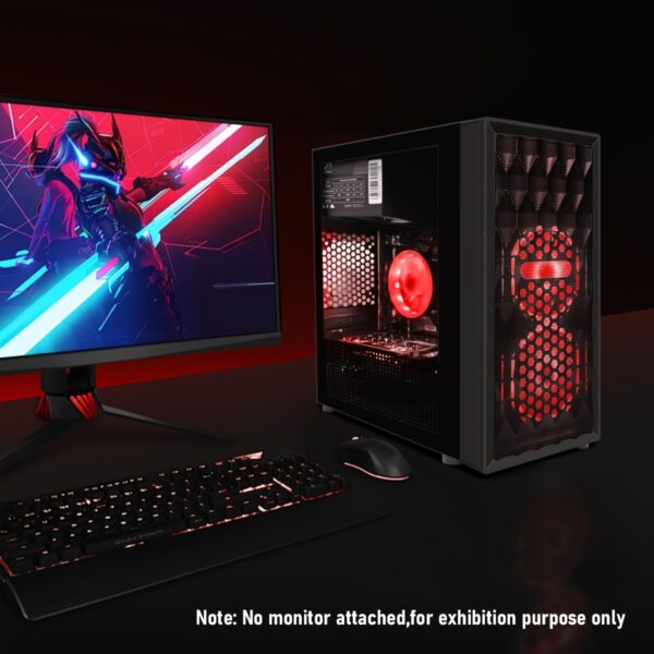 STGAubron Gaming PC Computer Desktop, Radeon RX 560 4G, 10th Gen G5905 3.5Ghz, 16GB DDR4 RAM, 512GB SSD, 600M WiFi, RGB Fan X2, Windows 11 Home - Image 4