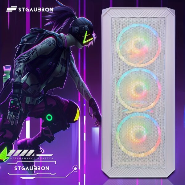 STG Aubron Gaming Computer Desktop, GeForce RTX 3050 Ti M8G, Core i7 up to 3.9GHz, 16G Ram, 1T SSD, 600M WiFi 6, RGB Fan x4, RGB Mouse Pad, Windows10 Home - Image 6