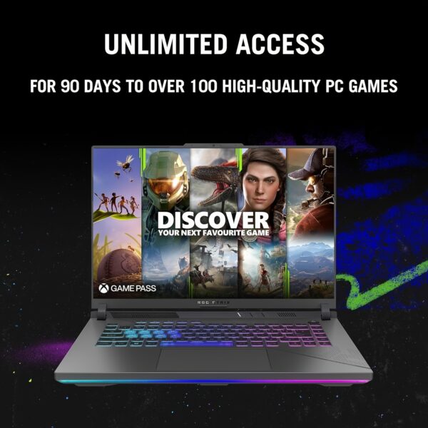 ASUS High Performance ROG Strix G16 Gaming Laptop, 16" 240Hz WQXGA Display, 14th Gen Intel I9-14900HX, 32GB DDR5 RAM, 1TB SSD, GeForce RTX 4060, Backlit KB, WiFi 6E, Windows 11 Pro, With Cefesfy Mouse, Cleaning Kit - Image 7