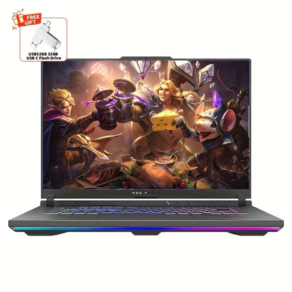 ASUS ROG Strix G16 Gaming Laptop, 16" 240Hz QHD Display, Intel Core I9-14900HX, 64GB DDR5 RAM, 4TB SSD, NVIDIA GeForce RTX 4060, WiFi 6, Backlit Keyboard, Windows 11 Home