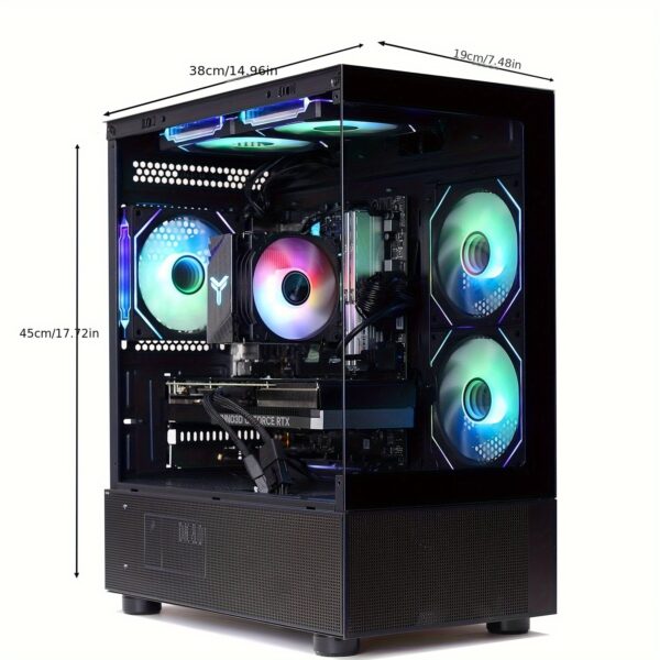 MXZ Intel Core I7 14700KF 5.2GHz, GeForce RTX 4070 Ti Super, Gaming PC, 16GB*2 DDR5 6000MHz, M.2 SSD 1T, B760, 6RGB Fans, Gamer Desktop Computer(I7 14700KF| RTX 4070 Ti Super) - Image 7