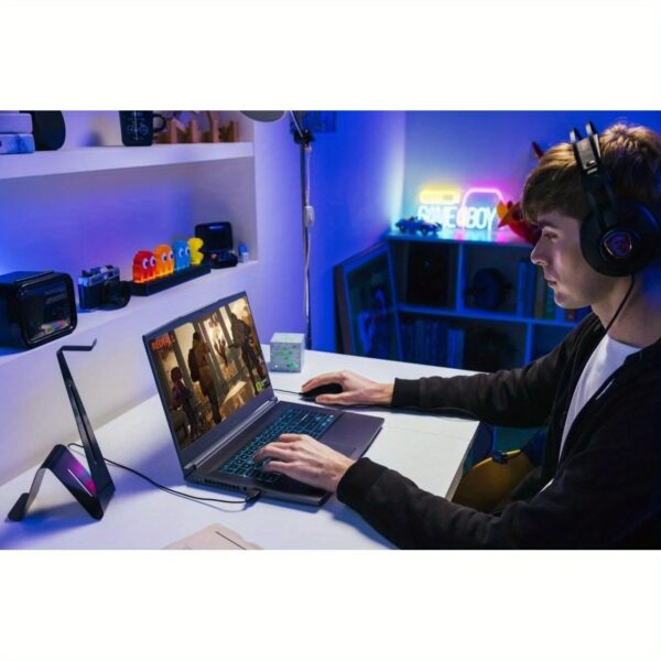 MSI Thin 15 Gaming Laptop, AMD Ryzen 9 8945HS(Beat i9-13900H, Up to 5.2GHz), NVIDIA RTX 4060, 15.6" 144 Hz IPS, 64 GB DDR5, 1 TB SSD, Windows 11 Pro& Microsoft Office Pro, w/Bonus Accessories - Image 3