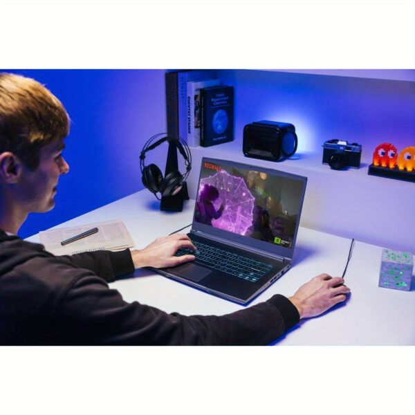 MSI Thin 15 Gaming Laptop, AMD Ryzen 9 8945HS Processor (Beat i9-13900H), 64 GB DDR5, 2 TB SSD, NVIDIA Geforce RTX 4060, 15.6" 144Hz IPS Display, Windows 11 Pro& Office Pro Lifetime License - Image 7