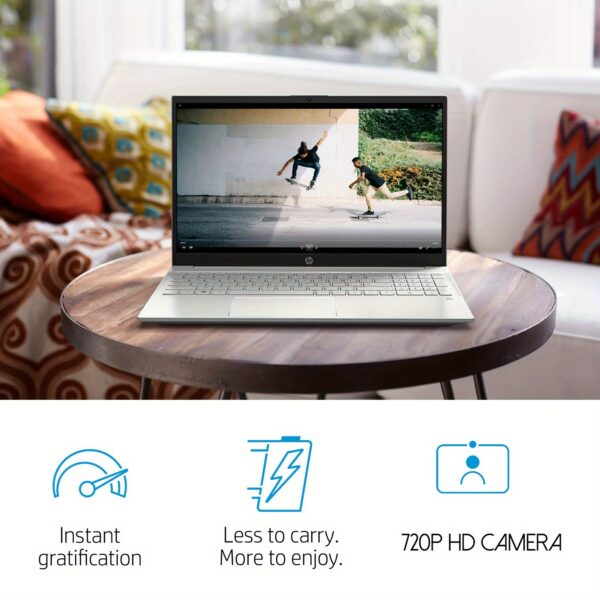 HP 2023 Newest 17'' Laptop, AMD Ryzen 5 7530U(Beats i7-9750H), HD LED 17.3''Touchscreen Display, Up to 64GB LPDDR4 RAM, Up to 2TB SSD, Wi-Fi 6E, Wireless, Win11 Pro - Image 7