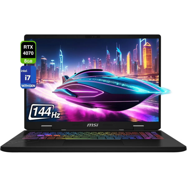 MSI Crosshair 16 HX Gaming Laptop, 16" FHD+ 144Hz, 14th Gen Intel Core I7-14650HX, NVIDIA GeForce RTX 4070, 64GB DDR5 RAM, 2TB PCle SSD, Backlit Keyboard, Windows 11 Home