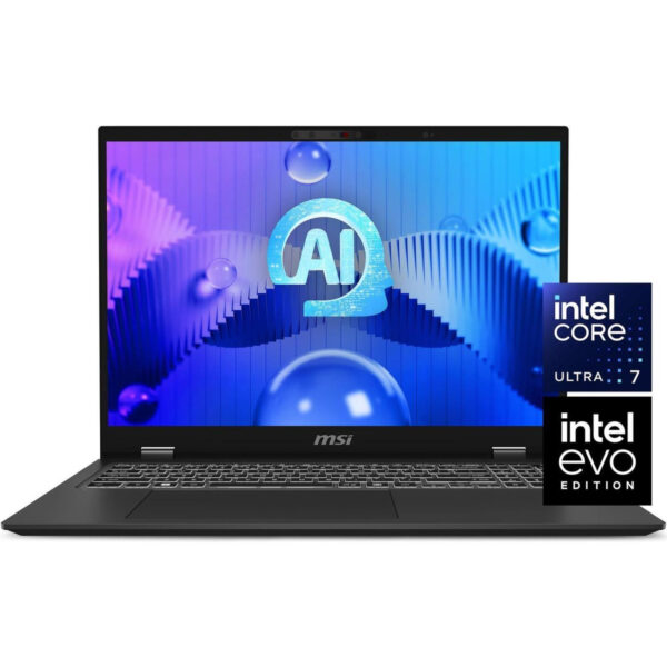 MSI Prestige 16 AI Evo Ultra Thin Professional Laptop, 16" QHD+ Display, Intel Core Ultra 7-155H, Intel ARC Graphics, 32GB DDR5 RAM, 4TB SSD, Backlit Keyboard, WiFi 7, Windows 11 Home