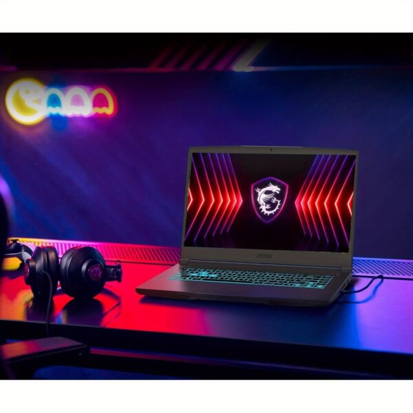 MSI Thin 15 Gaming Laptop, 15.6" 144 Hz IPS, AMD Ryzen 9 8945HS (i9-13900H, Up to 5.2GHz), NVIDIA RTX 4060 8 GB GDDR6, 32 GB DDR5, 2 TB SSD, Win 11 Pro, Office Pro Lifetime License, 32G UFD, Mouse - Image 8